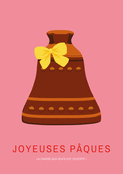 Cloche en chocolat pour une f&ecirc;te joyeuse